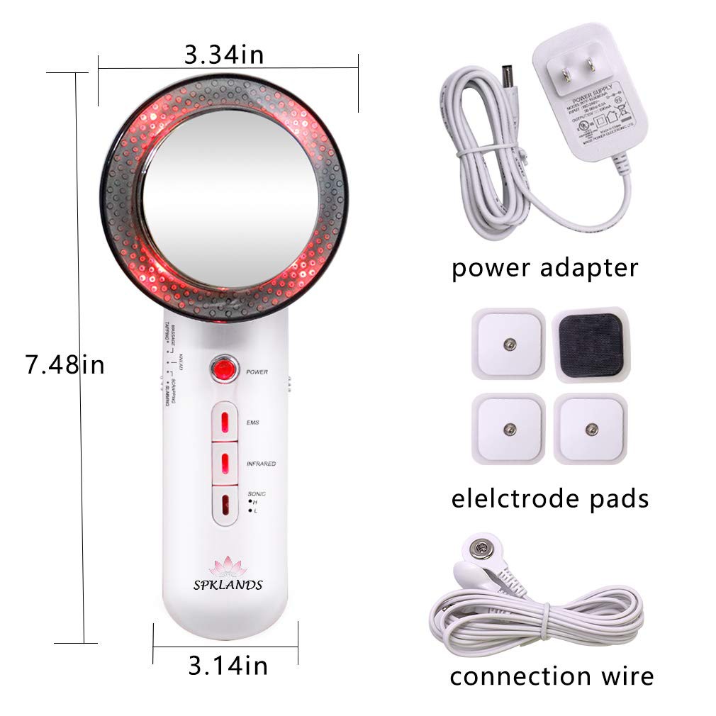 Máy Mát Xa Giảm Cân EMS Siêu Âm Hồng Ngoại