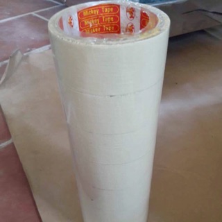 Combo 6 cuộn băng dính giấy bản 4,8mm dài 9m