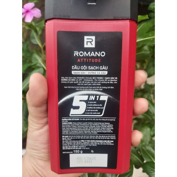 150g/180g - Dầu gội Romano hương nước hoa 5in1