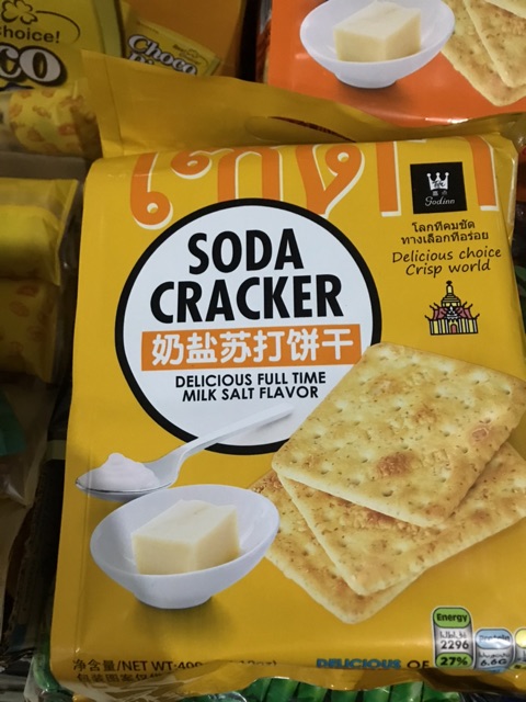 Bánh Quy Soda Cracker Thái Lan 400g