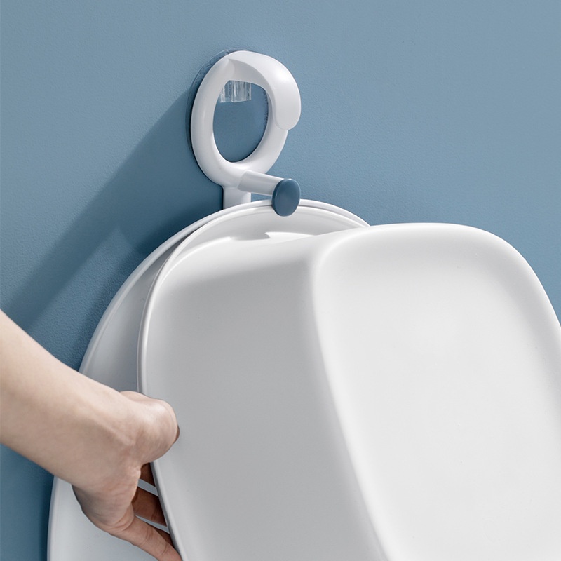 Móc Treo Đồ Hai Tầng Dán Tường Không Để Lại Dấu Vết Sáng Tạo Cho Nhà Bếp/Phòng Tắm