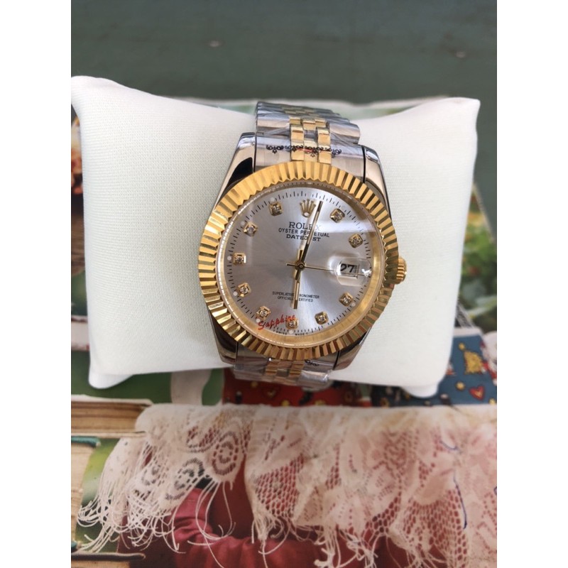Đồng Hồ Nam Rolex, kính saphire chống xước.