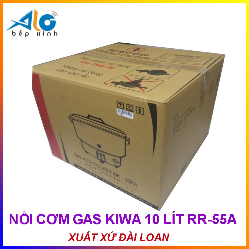 Nồi cơm gas Kiwa 10 lít MK-55A - Xuất xứ Đài loan - Alo Bếp xinh