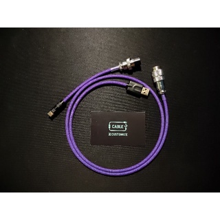 Cable custom type C jack kim loại CNC