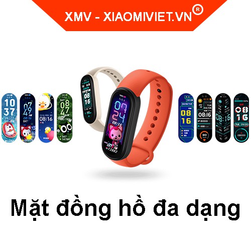 Vòng đeo tay Xiaomi Mi Band 6 - Bản quốc tế | Hàng chính hãng | BH 12 tháng