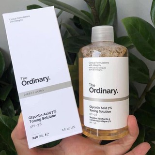 Toner Glycolic Acid 7% Toning Solution pH~3.6 - The Ordinary