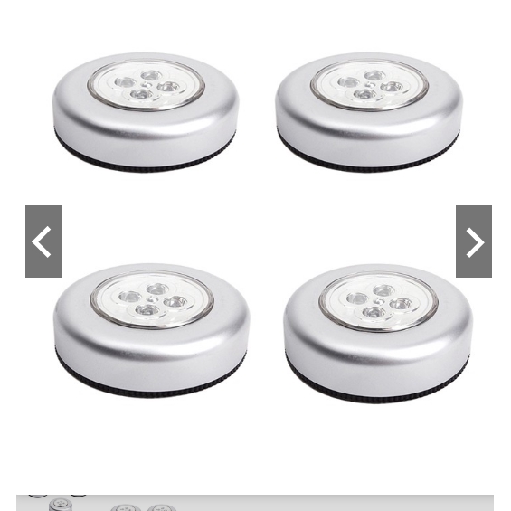 Đèn led dán tường loại 3 bóng tiện lợi, ấn là sáng | BigBuy360 - bigbuy360.vn