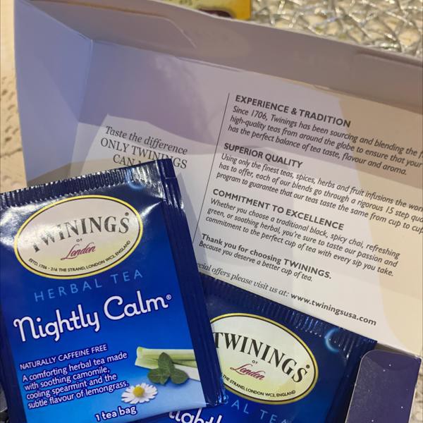 Trà Twinings ngủ ngon date 2023 - Nightly Calm (Hàng Mỹ nguyên seal)