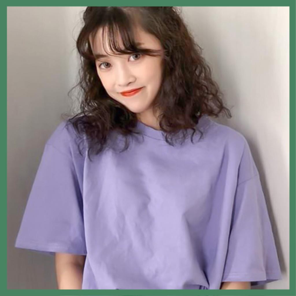 Áo Thun Tay Lỡ Trơn Basic Form Rộng Thời Trang Unisex Nam Nữ Nhiều Màu - La mode | BigBuy360 - bigbuy360.vn