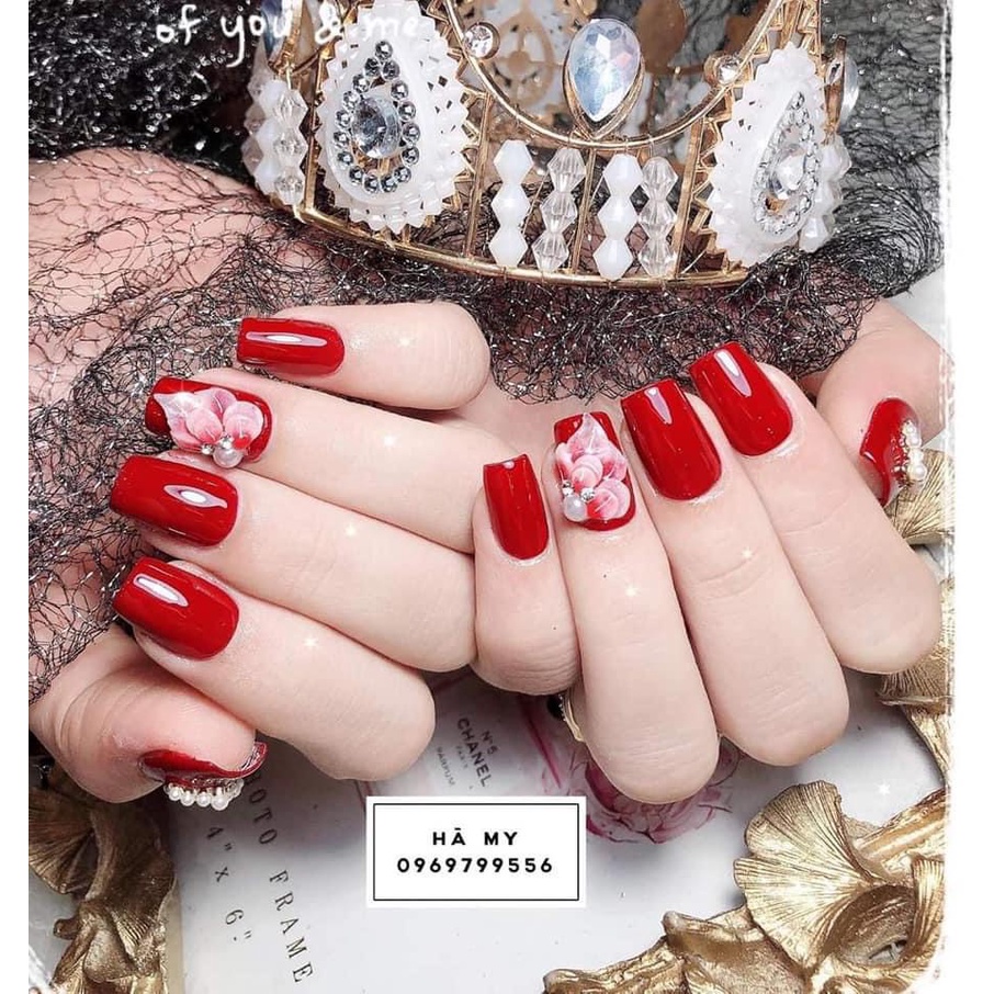 Sơn gel , sơn móng tay màu đỏ, đỏ cherry , đỏ đô , đỏ mận , đỏ thạch
