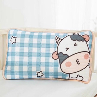 [sale 10.10]Gối cho bé cao su non tencel ruột bông gạo trắng