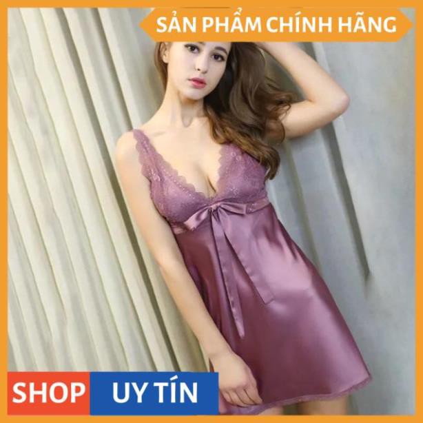 Váy ngủ lụa satin cao cấp thương hiệu xavia V829 | WebRaoVat - webraovat.net.vn