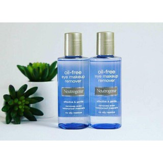 Combo 2 chai Nước tẩy trang Neutrogena vùng mắt Oil Free Eye Makeup Remover 162ml
