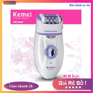 Máy triệt lông nách ⭐ Máy triệt lông bikini cao cấp Kemei KM-2668 giá rẻ chất lượng ⭐ Bảo hành 12 tháng