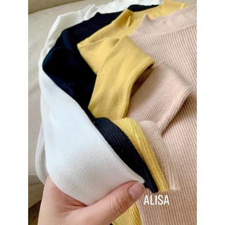 Áo len tăm cổ 3p (45-65kg) - ALISA