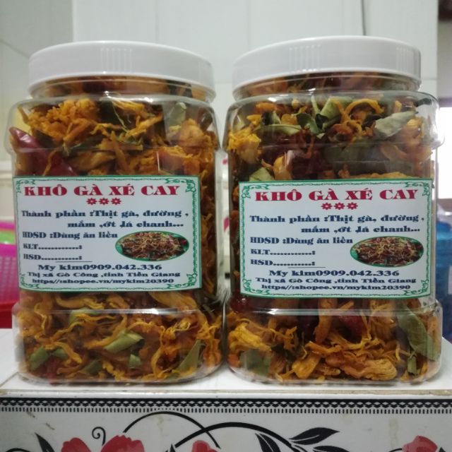 Khô gà ta xé cay 1 kí( ăn là ghiền)