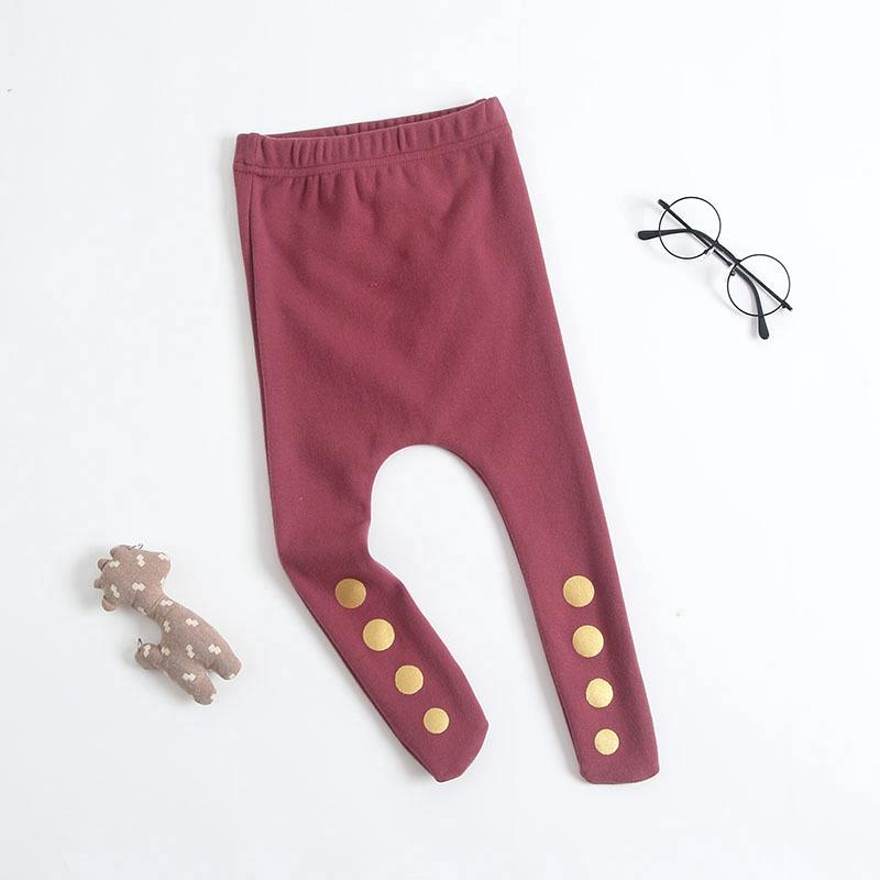 Quần Legging Chấm Bi Cho Bé Gái