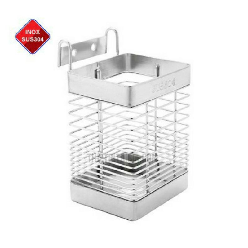 Ống đũa,muỗng vuông inox 304  hàng siêu dày