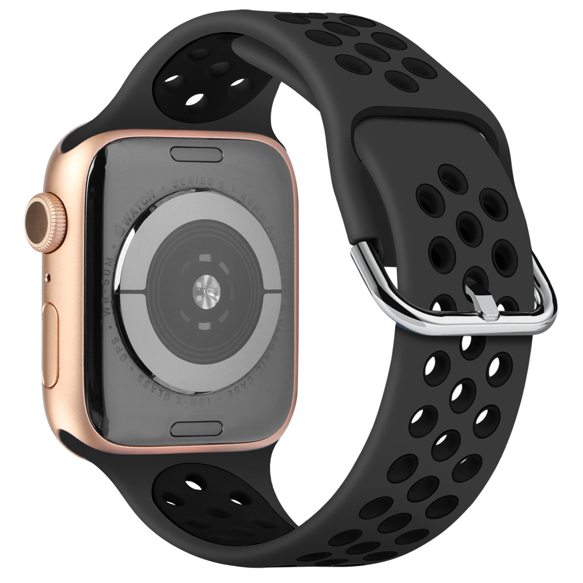 Dây Đeo Silicon Hai Màu Cho Đồng Hồ Thông Minh Apple Iwatch1