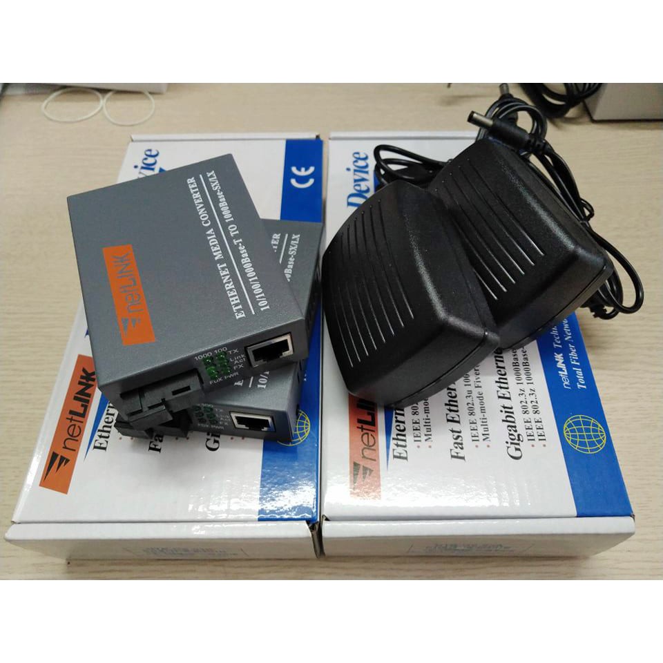 Cặp converter quang 1000M  Netlink GS-03