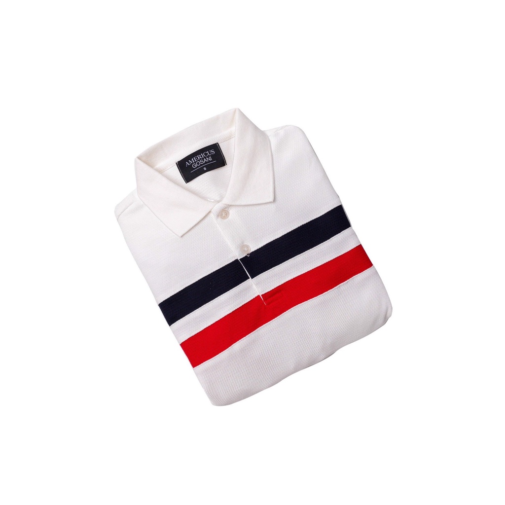A/G Áo Polo Nam Cổ Bẻ Phối Ngang Ngực Phom Slimfit, Chất Liệu Cotton Thoáng Mát Không Nhăn | BigBuy360 - bigbuy360.vn