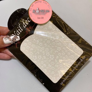 Sticker hoa dán móng nails mẫu mới về