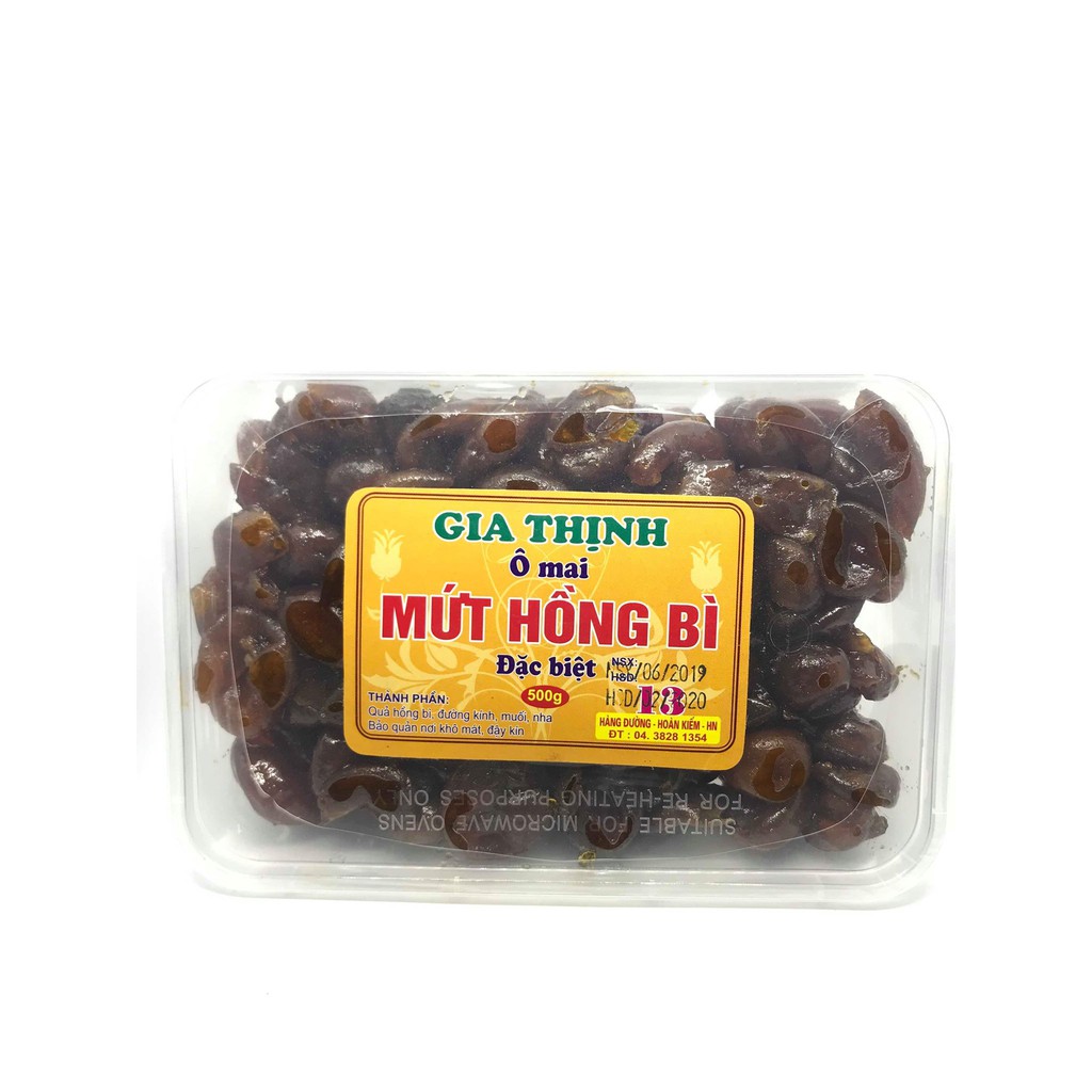 Ô mai mứt hồng bì 500gr Gia Thịnh Hà Nội