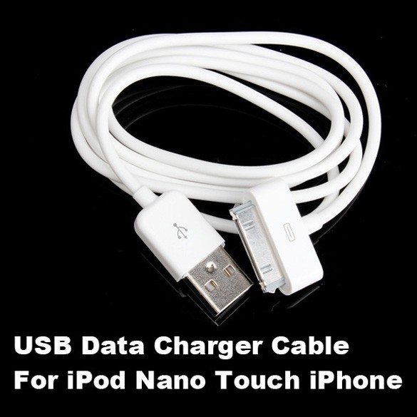 Cáp sạc QC USB dữ liệu cho Apple iPhone 4 4S 3G IPhone IPod Nano