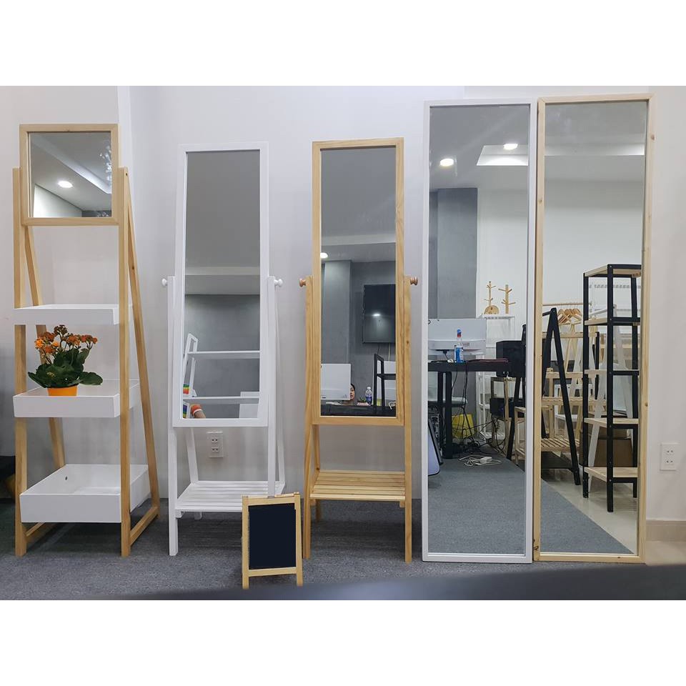 Gương kệ chữ a soi toàn thân size 50x170 thương hiệu MW FURNITURE - Nội thất trang trí kiểu hàn