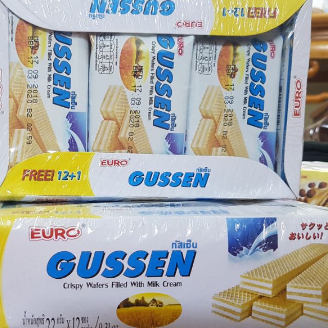Bánh xốp Gussen EURO Thái Lan
