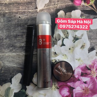 ‼ ‼️Gôm Xịt Phủ Cứng 8+ Spray & SÁP BYVIAN  tặng lược