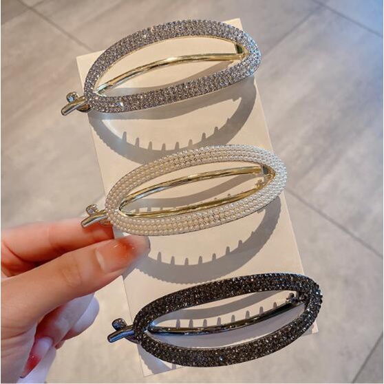 Kẹp Tóc Dạng Xoắn Đính Ngọc Trai Thời Trang Hàn Quốc 2022