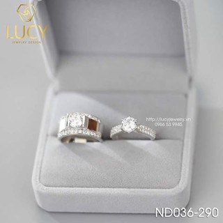 Nhẫn đôi nhẫn cặp bạc ND036-290