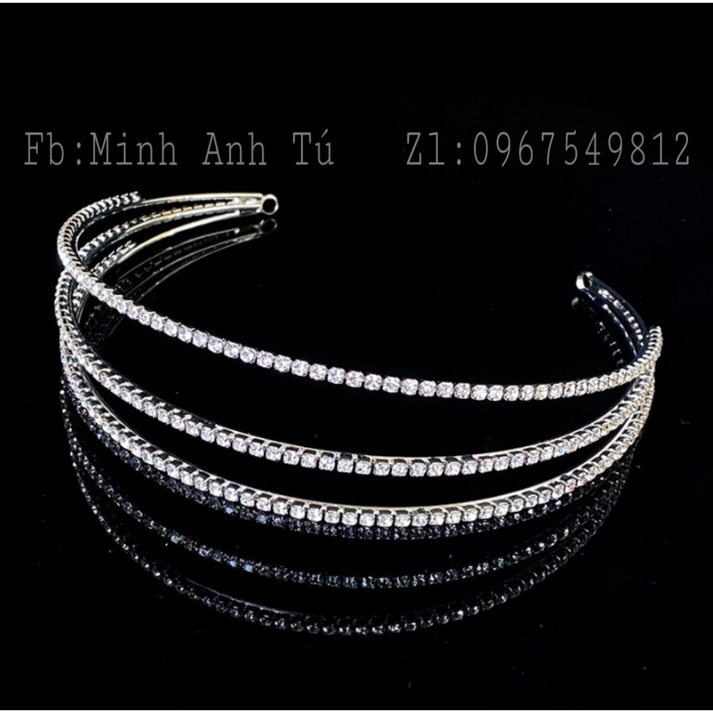 Bờm Đá Cao Cấp Cô Dâu, Đồ Cài Tóc