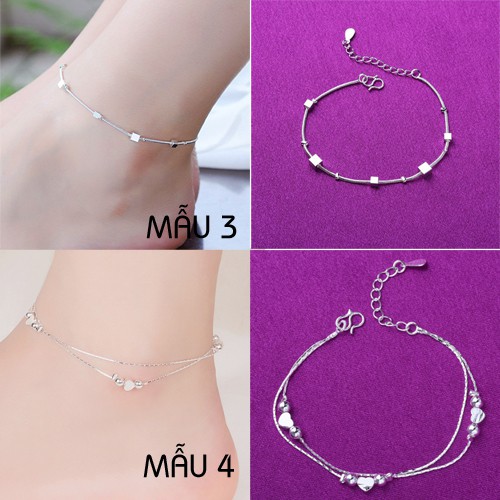 Lắc chân nữ vòng chân bạc nhiều mẫu giá siêu rẻ phong cach hàn quốc cực xinh | BigBuy360 - bigbuy360.vn