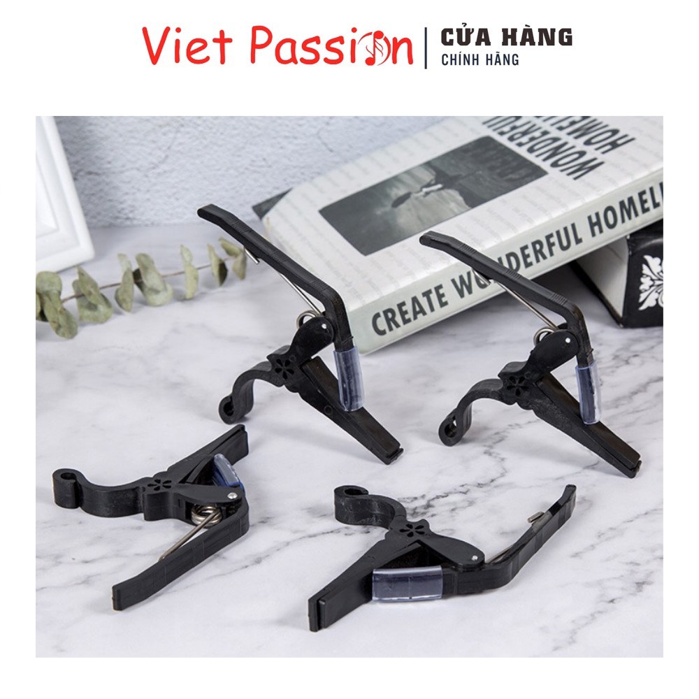 Capo đàn ukulele, guitar acoustic VietPassion chất liệu nhựa