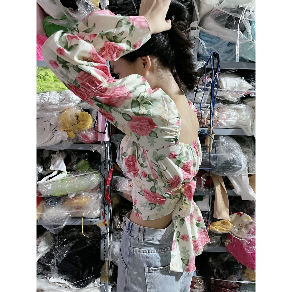 ÁO KIỂU NỮ MỚI cột dây nơ sau hót kèm video, chất vải voan dày đẹp mềm mại , phom từ 40-57 ký vừa đẹp và rẻ .. | BigBuy360 - bigbuy360.vn