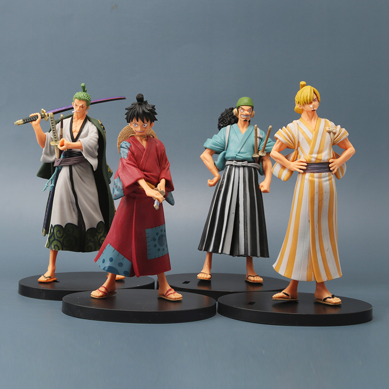 Mô Hình Nhân Vật Zoro Luffy Vinsmoke Sanji Trong Phim Đảo Hải Tặc Kích Thước 17cm