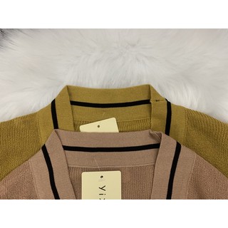 ÁO CARDIGAN VIỀN MỎNG | áo len viền mỏng