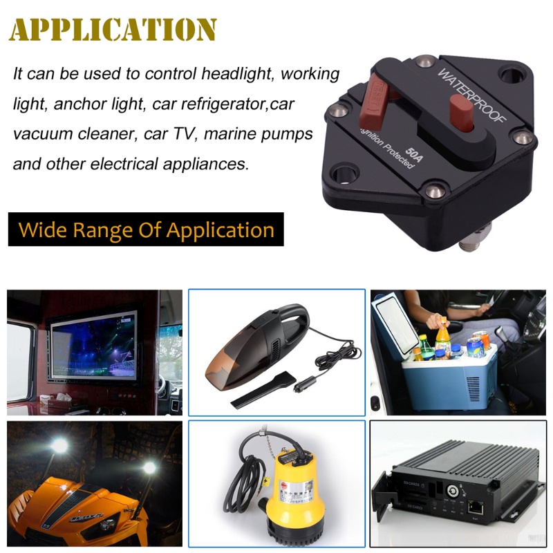 Hộp Bảo Vệ Cầu Chì Khởi Động Lại Được 50 100 150A E96
