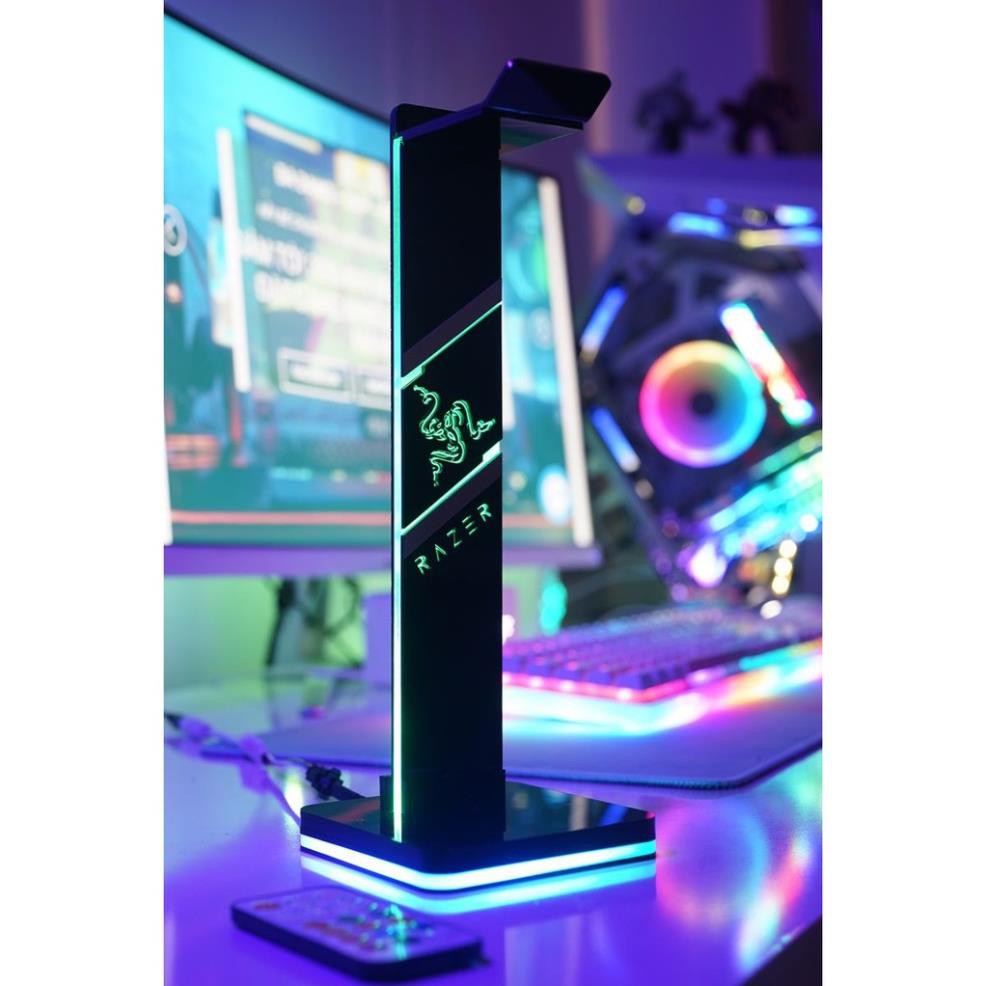 [Mã ELMS5 giảm 7% đơn 300K] GIÁ TREO TAI NGHE LED RGB BASIC LOGITECH, RAZER, ASUS, AORUS, HYPERX, MSI, CORSAIR