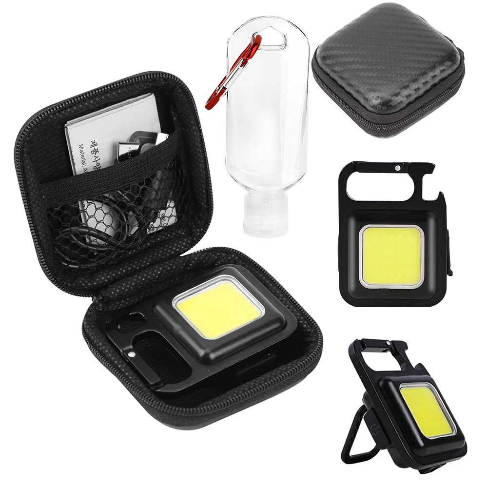 Móc Khóa Đèn LED Mini Sạc USB Nhiều Chế Độ Tiện Dụng