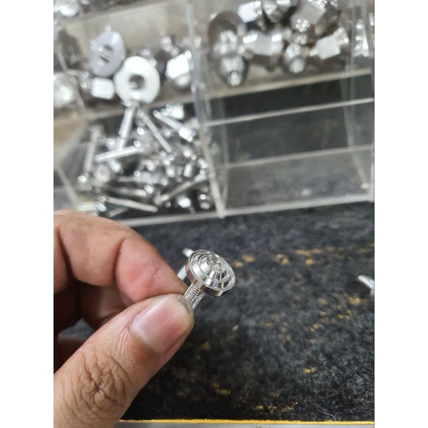 Ốc inox Salaya đầu Thái Dàn áo + Đĩa