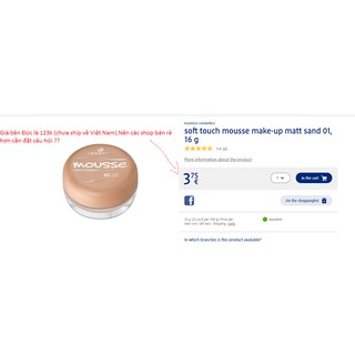 Phấn tươi, kem nền Mousse Essence Đức