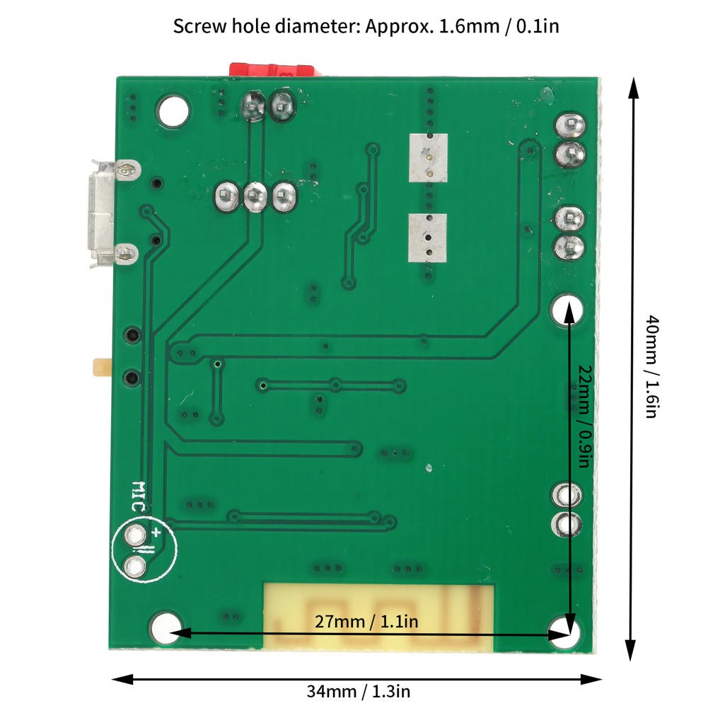 Cặp bảng mạch khuếch đại âm thanh cho loa bluetooth 5.0 TWS 3.7 5V chất lượng cao