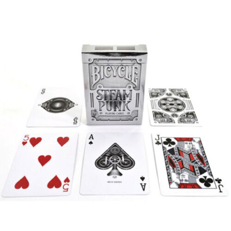 Bicycle Silver Steampunk Playing Card Solitaire Magic Playing Card Magic Trick Collection Card Game Card