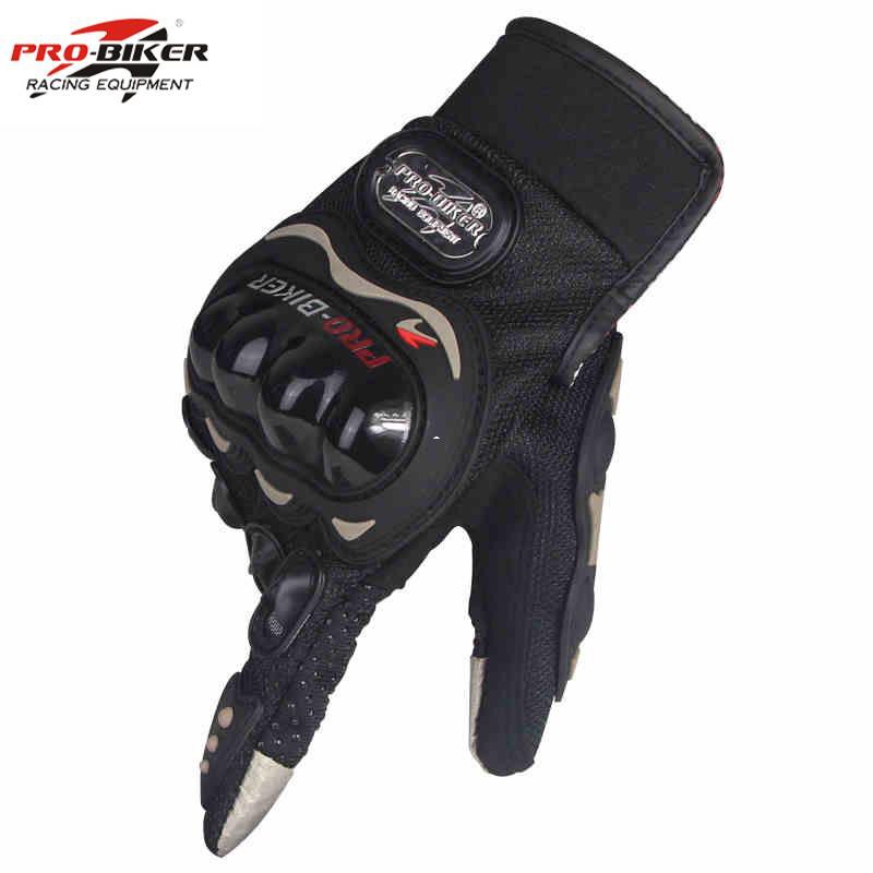 Găng Tay Xe Máy Đi Phượt ProBiker Dài Ngón (Có Cảm Ứng)