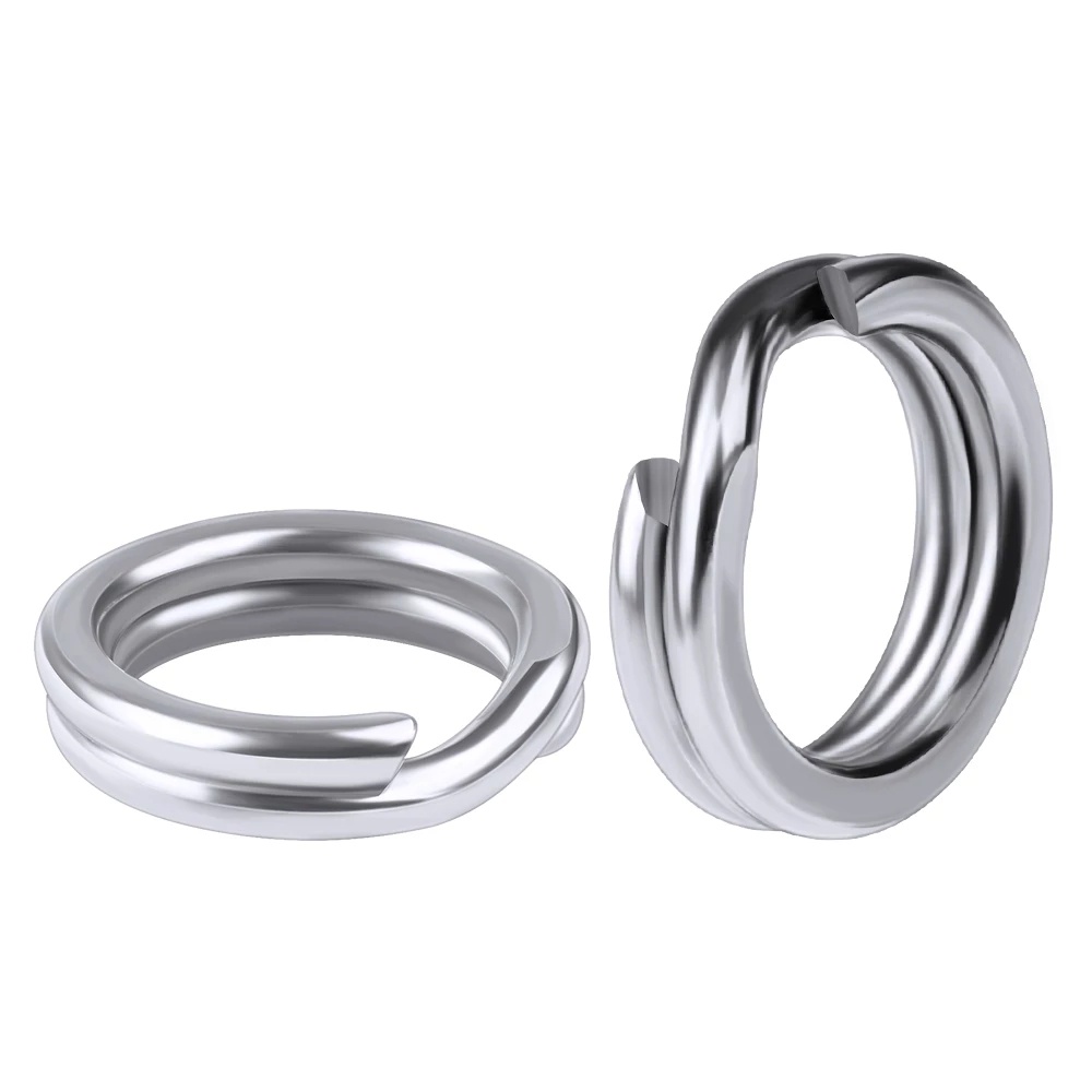 Set 100 Vòng Tròn Đôi Bằng Thép Không Gỉ Kích Thước 4-12MM Chuyên Dụng Cho Câu Cá