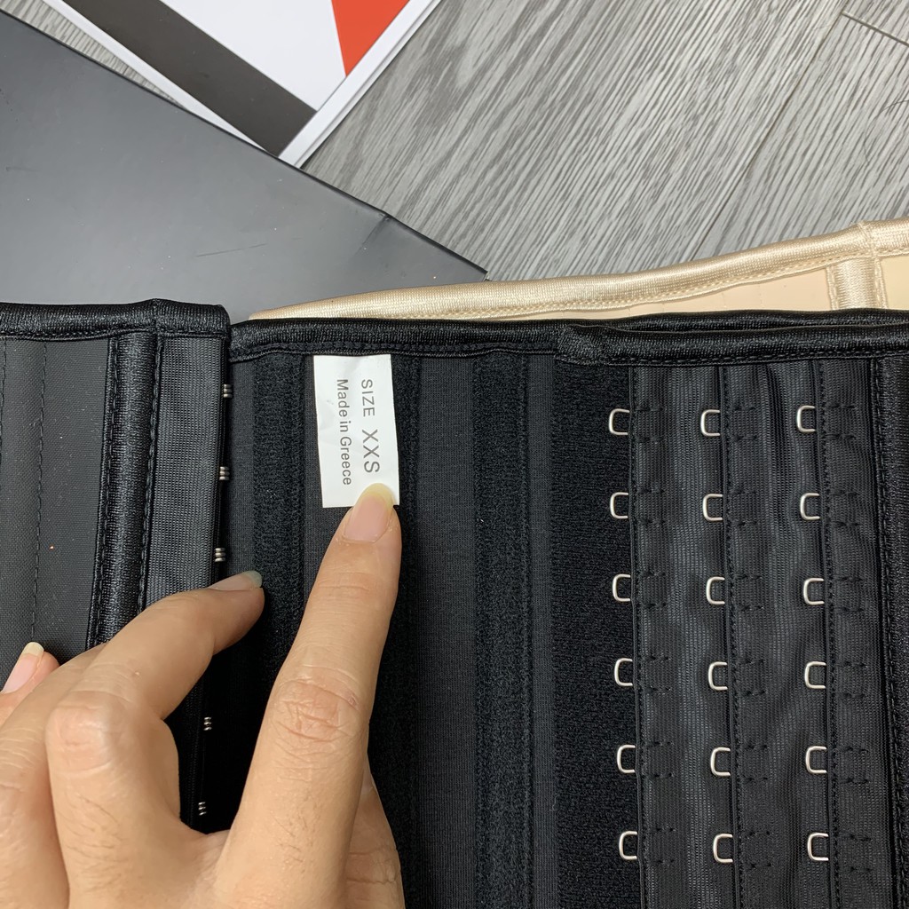 Đai nịt bụng latex 25 xương chuẩn Hy lạp cao cấp -  Đai định hình Latex - FULL BOX + QUÀ TẶNG | BigBuy360 - bigbuy360.vn