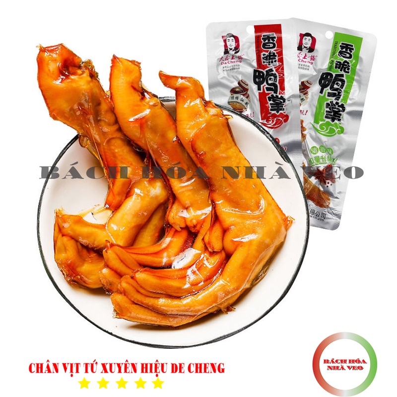 Chân Vịt Da Cheng Tứ Xuyên Cay - Hàng Chuẩn, Date Mới, Tự Chọn Vị